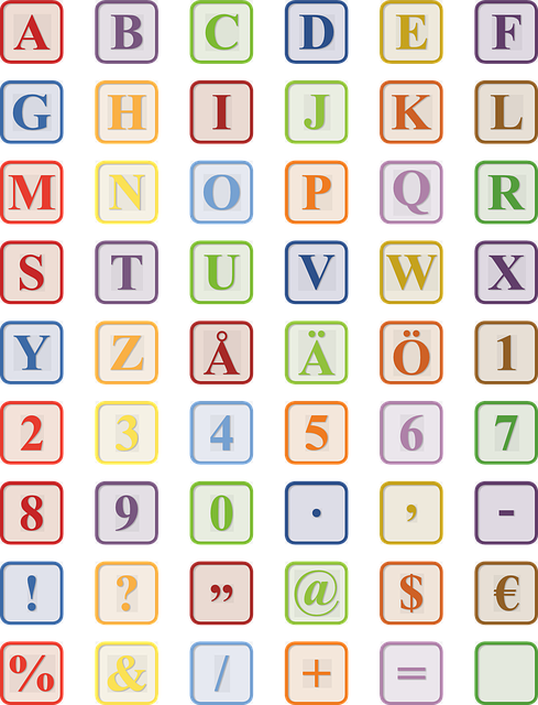 alphabets